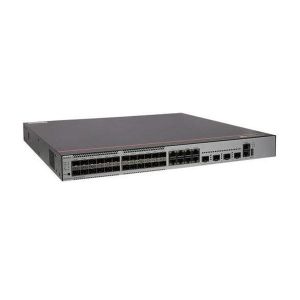 S5735-S32ST4X, 24 x GE SFP ports, 8 x 10/100/1000BASE-T ports, 4 x 10 GE SFP+