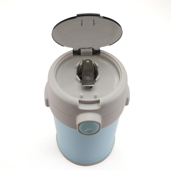 Double-Layer Stainless Steel Vacuum Food Container Jar With Three Independent Compartments