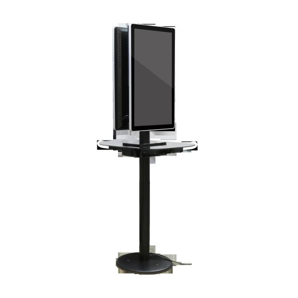 Buy Black Commercial Phone Charging Station Double Sided Advertising Board Display at wholesale prices