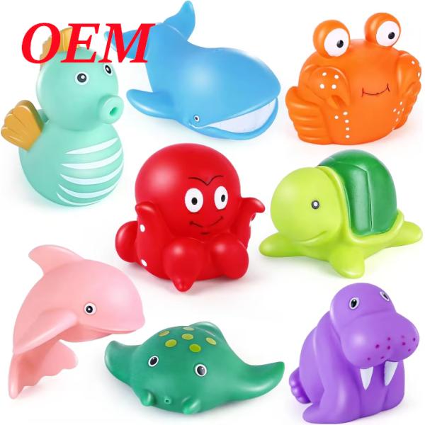 Vinyl Processed Plastic Toys For Kids Bath Supplied By Client