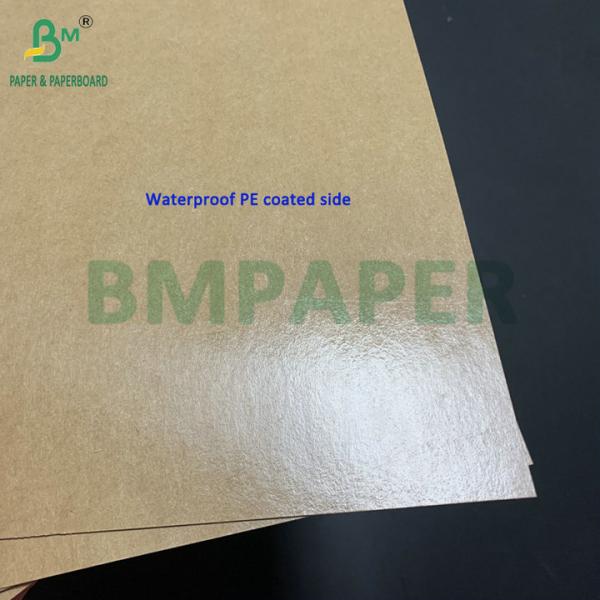 Greaseproof 15g PE Coated 250g 270g Kraft Paperboard For Takeaway Food Box
