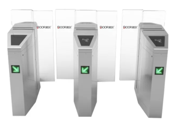 Quality 40W 550mm Width Cards Reader Glass Sliding Turnstile for sale