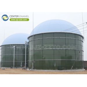 Quality Center Enamel Provides Anaerobic Digester Tanks For Comoros Biogas Project for sale
