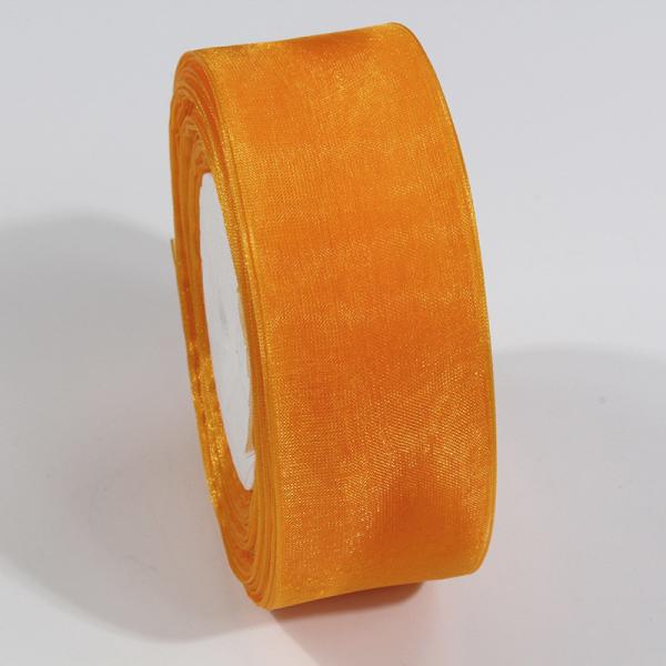 2.5cm Polyester Organza Ribbon for DIY bows or Wedding Decoration or Cake Wrapping