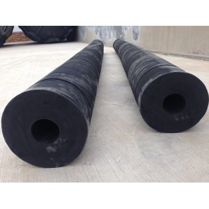 Marine Wound Cylindrical Rubber Fenders High Stability 24 Months Warranty