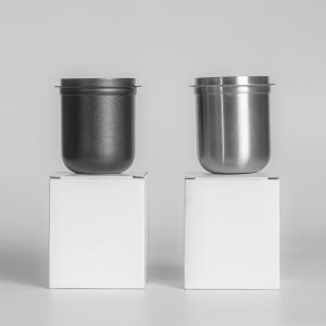 PP Plastic Carved Inverted Powder Cup for Universal Espresso Machines Modern