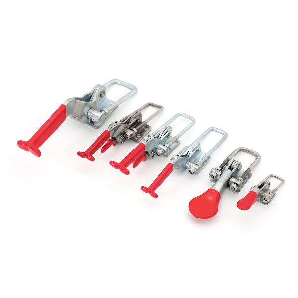 Galvanized 304 Stainless Steel Push Pull Toggle Clamps Heavy Duty Adjustable OEM