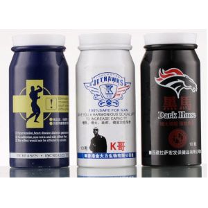 China 48mm Pharmaceutical Packaging Bottles 20ml Round Pill Jar on sale