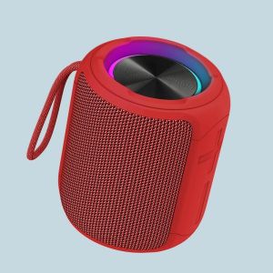 IPX7 Rated Waterproof LED Light Bluetooth Speaker 9.4X9X11cm