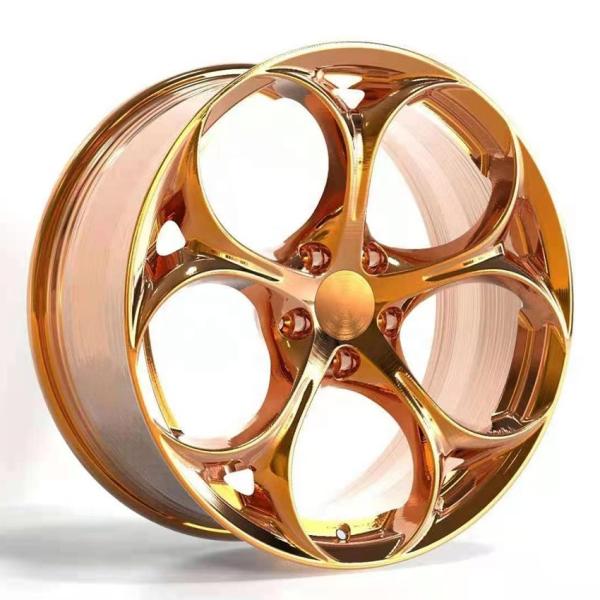 Customized forged wheels with Brushed rose gold suitable for Afa Romeo Giulia Giulietta R18 R19 R20 R21 R22 5x110
