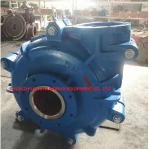 6 Inch 150mm Discharge Heavy Duty Slurry Pump Hard Metal A05 In Blue Color