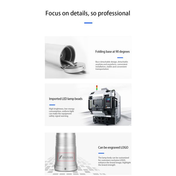 Customizable Tower Warning Light Easy Installation LED Stack Lights IP54 Rating