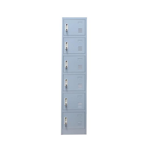 Buy German Metal Lockers With Six Doors Commercial Gym Lockers at wholesale prices
