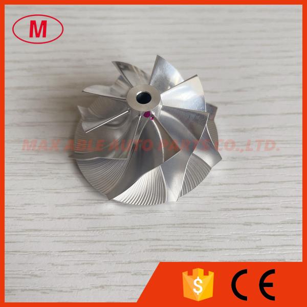 TD03 10T reverse 35.57/46.00mm 8+0 blades high performance turbo milling/aluminum 2618/billet compressor wheel for 49131-07005/49131-07015 N54B30 Twin
