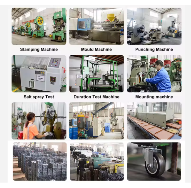 Medium Duty Rotating Caster Wheel With Adjustable Support Legs Caster Wheel