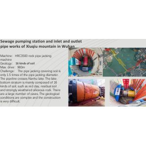 rock pipe jacking machine, microtunneling machine, micro tunneling machine