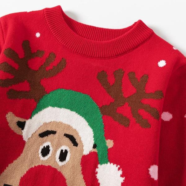 Kids Baby Boys Pullover Sweaters Baby Boy Long Sleeve Christmas Cartoon Knit Children's Christmas Sweaters