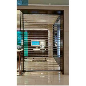 Crystal Slats 4m Wide 3m High Clear Roller Shutters