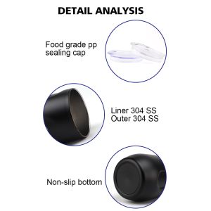 Travel Mug 300ml 380ml 400ml 420 Ml 12 Oz Stemless Stainless Steel Insulated