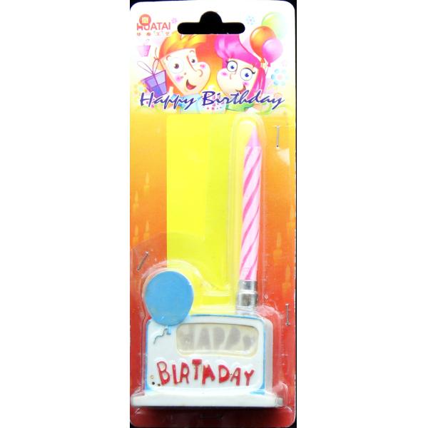Buy Cake Party Electronic Spiral Musical Birthday Candle Non Toxic at wholesale prices