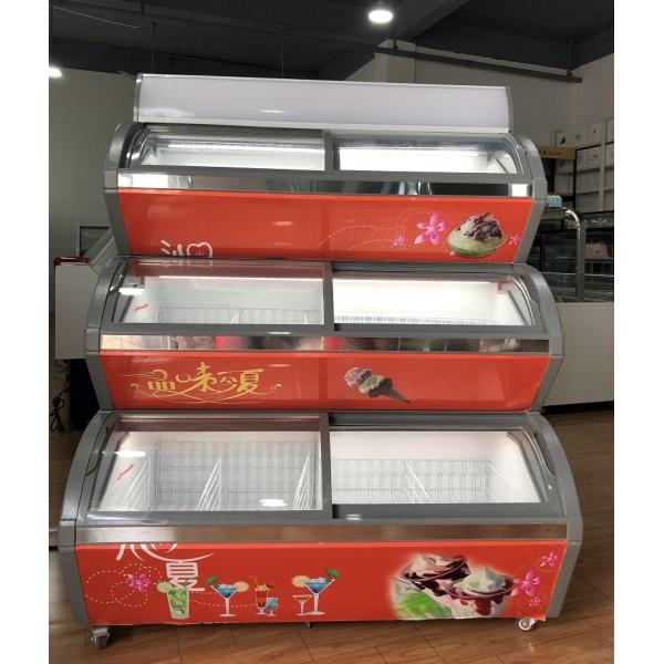 Buy Plug In System Popsicle Ice Cream Display Showcase Refrigerant R134a at wholesale prices