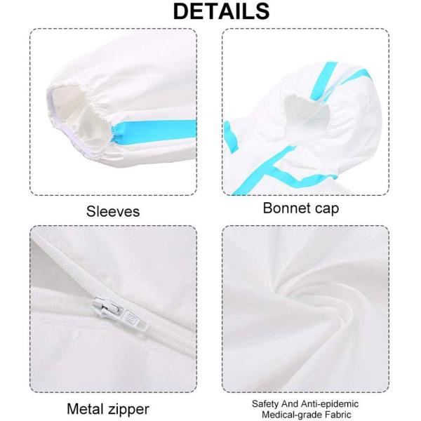 Antibacterial SMS Medical Protective Clothing For Hospital Eco Friendly