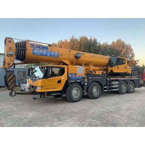 90ton Used Xc Mg 2018 Truck Crane Heavy Equipment Mobile Crane with 4 Shafts 14*2.8*4m