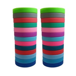 Cutting Processing Service Glowing Silicone Wristbands with Customized Design