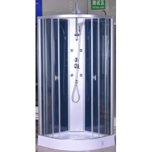 Transparent Glass Prefab Bathroom Shower Cabins Normal Temperature Storage