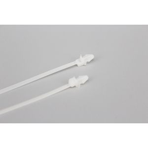 3*100mm white and black TS 16949 Auto Industry accessories push mounted nylon