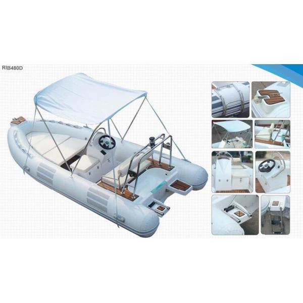 Lightweight Rib Inflatable Boat , Inflatable Tender Boats With UV Resistant