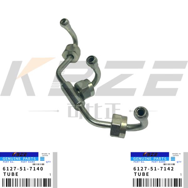 BULLDOZER D155A 6127-51-7140 6127-51-7142 KOMATSU S6D155-4 ENGINE CAMSHAFT OIL PIPE