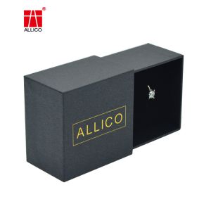 SGS 50cm Necklace Cardboard Sliding Drawer Gift Boxes CMYK Printed