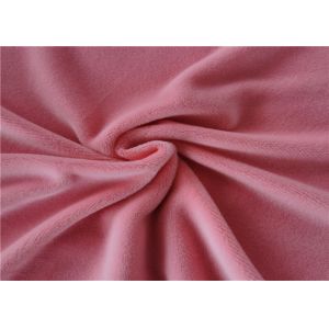 Comfortable Polyester Spandex Fabric Stretch Super Soft Velvet Knit 320g/M2