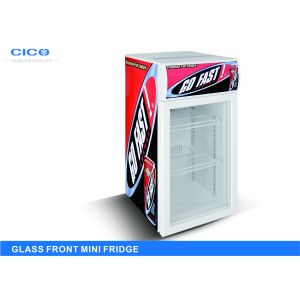 Quality Portable Compact Small Glass Front Refrigerator Fashionable Appearance for sale