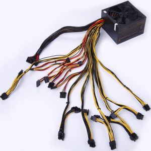 1600w Power Supply Quiet Fan PSU For Machine