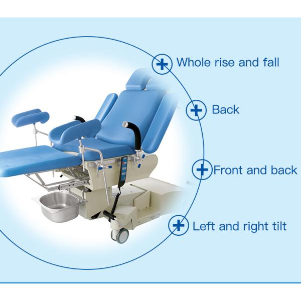 220v 50Hz Gynecological Exam Table / Stainless Steel Obstetric Delivery Table