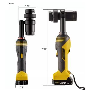 Electro Punch Tool Battery-operated Hydraulic Knockout Hole Puncher Steel Plate