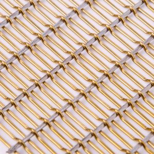 Brass Anodizing Architectural Metal Mesh Fabric For Filtration Applications