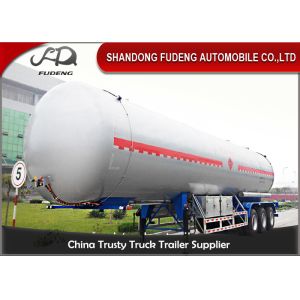 China 56.7 CBM LPG Fuel Tanker Semi Trailer With ABS Brake System 2 / 3 / 4 Axles on sale
