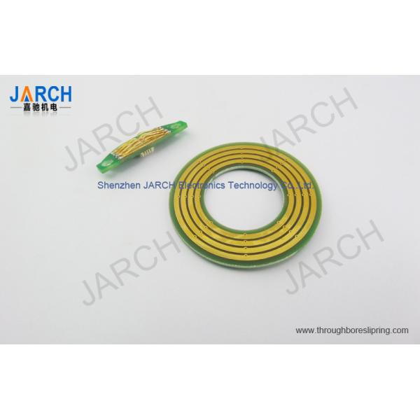 Buy 6 Circuits rotary electrical interface , electric flat slip ring For Robotics at wholesale prices