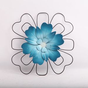 Metal Garden Ornaments Modern Flower Metal Garden Wall Decorations