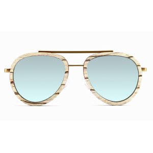 Men Wooden UV400 Bamboo Frame Sunglasses Polarized