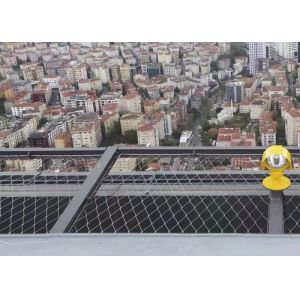 Quality Flexible 1.5mm 25x25mm Stainless Steel Cable Net Non Rusting for sale