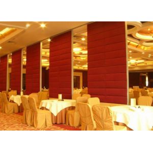 Banquet Hall Acoustic Movable Portable Room Divider Partition Panel by Folding
