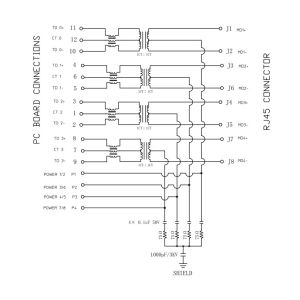 85789-1003 , Magnetic POE Gigabit RJ45 Connector LPJK2070A53NL