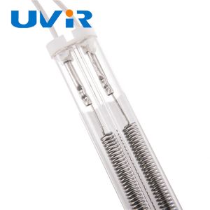 1000W Twin Tube Medium Wave Infrared Lamp 230V Quartz Heater