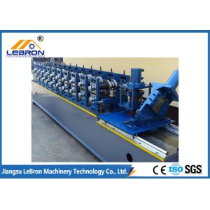 Blue 2018 New type High strength smooth straight door frame cold roll forming machine automatic type PLC system control