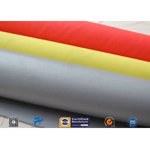 Silicone Coated Fiberglass Fabric 28.3OZ 0.65MM Grey Fire Smoke Curtain Cloth