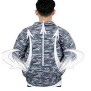China Regular Fan Cooled Jacket Electric Cooling Jacket Long Sleeve on sale